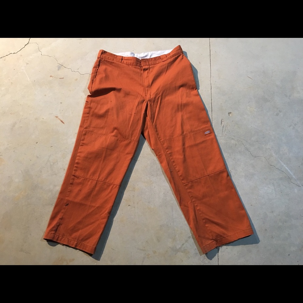 Dickies- Men’s pants- Orange- Size 40x32- USED